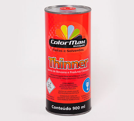 Embalagem de Thinner 3016 ColorMax de 900 ml